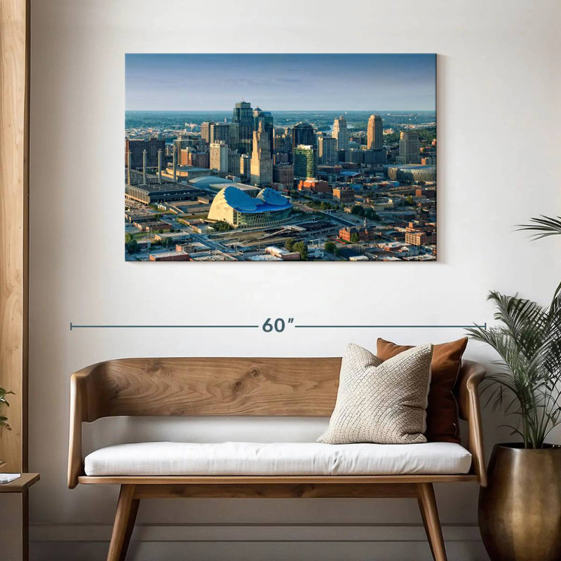 Hannes, centre-ville de Kansas City, H 30 po x l 45 po