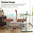 Amaiia Mid-Back Upholstered Armless Swivel Task Chair Ergonomic Adjustable Conference Chair-1395793274