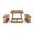 Zuree Rectangular 94'' L x 36'' W Dining Set-624315253