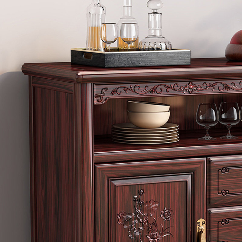 New Chinese Style Carved Display Case