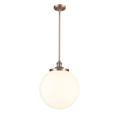 Luminaire suspendu simple à 1 lumière Frederick