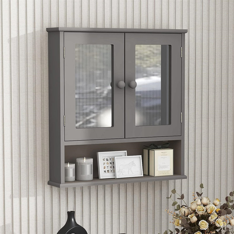 Tiare Bathroom Cabinet, Gray