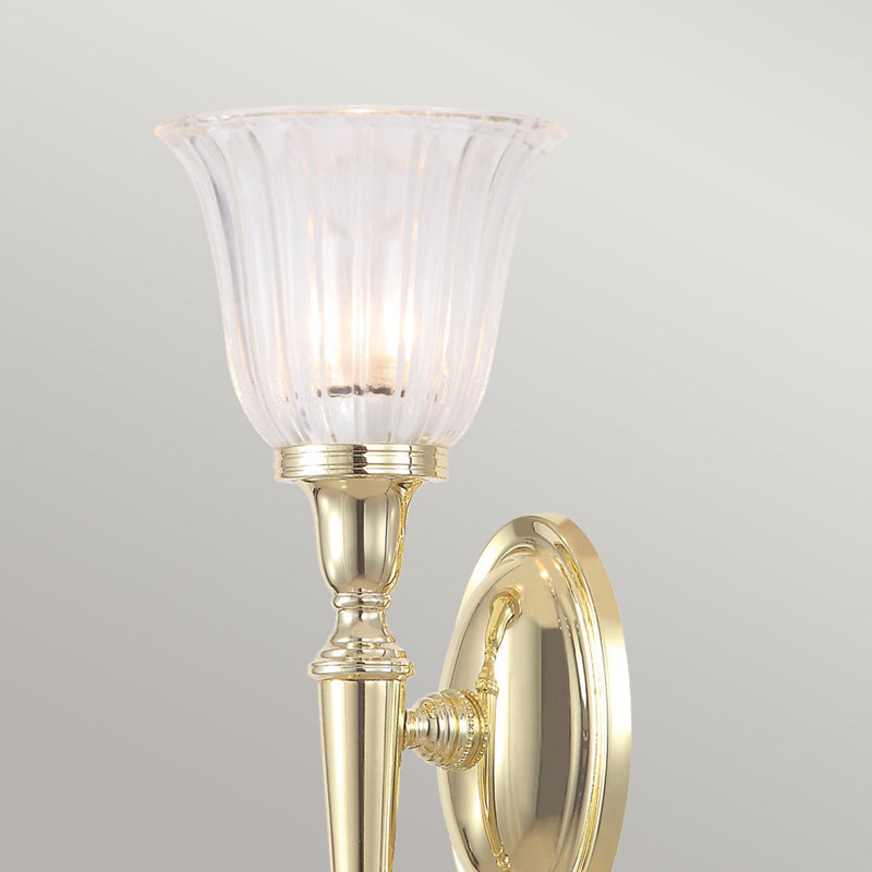 Thornsberry 1-Light Wallchiere, Polished Brass