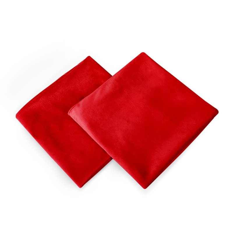 Frith Square Cushion Cover, 56cm H x 56cm W x 1cm D, Bright Red