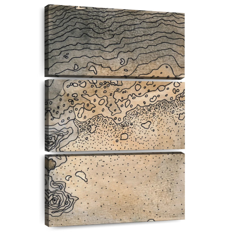 Avery Topography, 74" H x 48" W