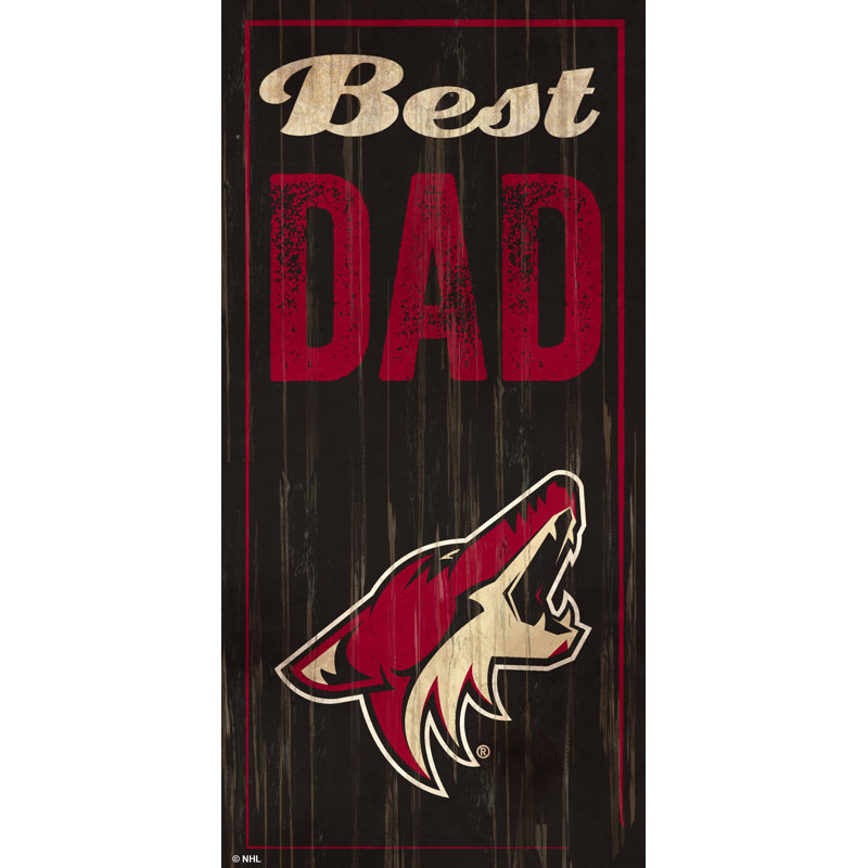 Décoration murale meilleur père colorado avalanche, Arizona Coyotes