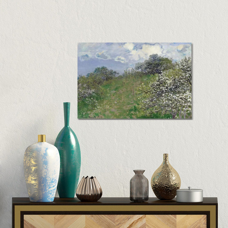 Printemps, 1875 - Giclée sur toile tendue avec châssis, H 12 po x l 18 po