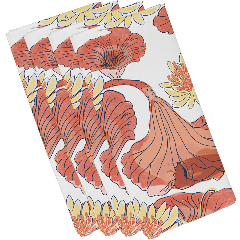 Serviette Amergin, Rouge