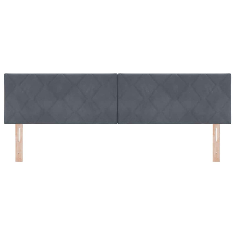 Super King (6') Headboard, 80 x 190cm, Dark Grey