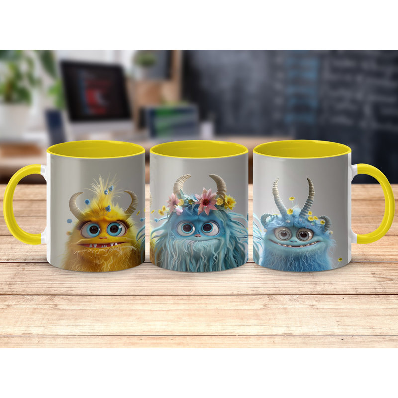 Ceramic Coffee Mug, Yellow