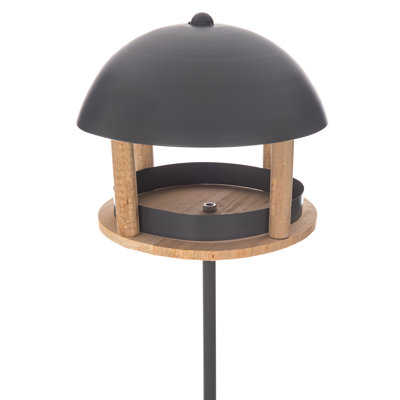 Devi Wood Freestanding Tray Bird Feeder