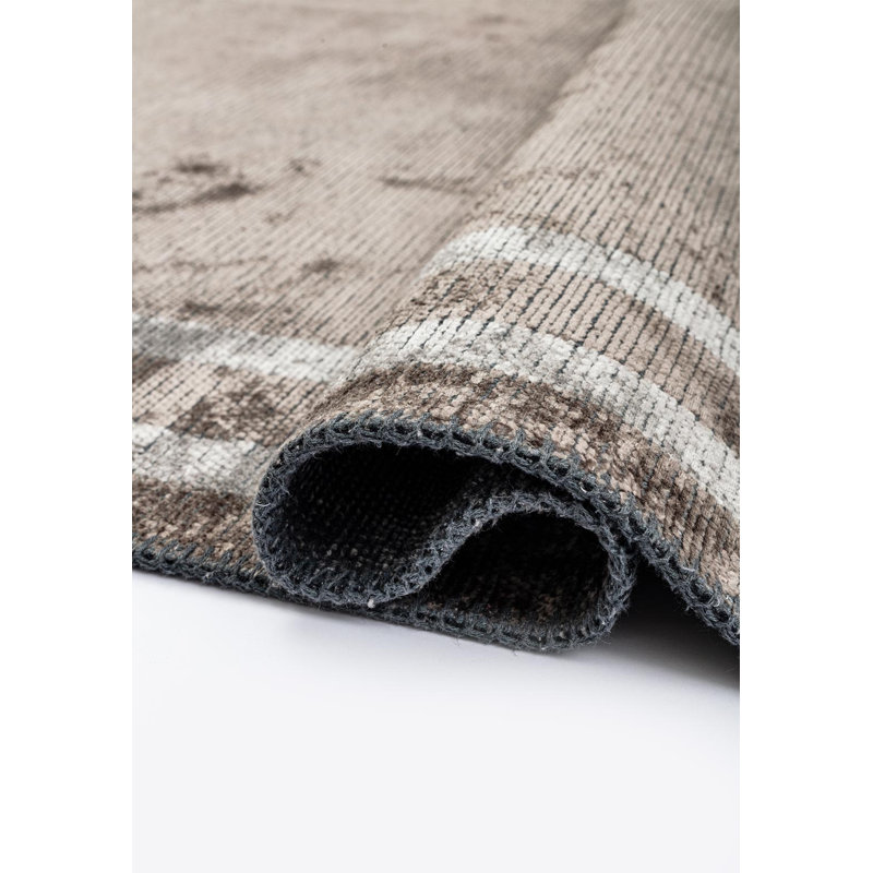 Rapture Area Rug in Gray, Rectangle 6'7" x 8'3"