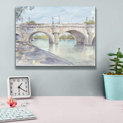  «French Bridge Study 2» par Ethan Harper, art mural sur toile, 16 po x 12 po