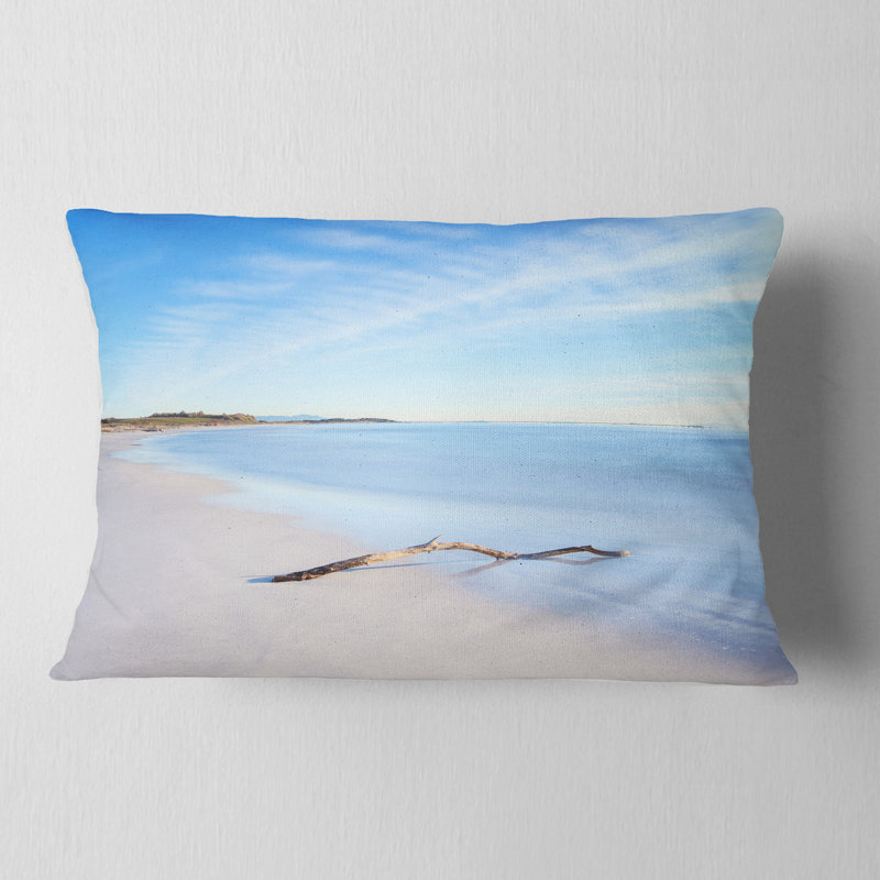Coussin lombaire à branches en bois seascape