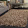 Tapis doré à poils longs Assar