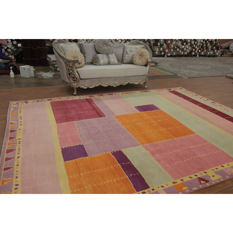 Tapis oriental géométrique 9 x 13