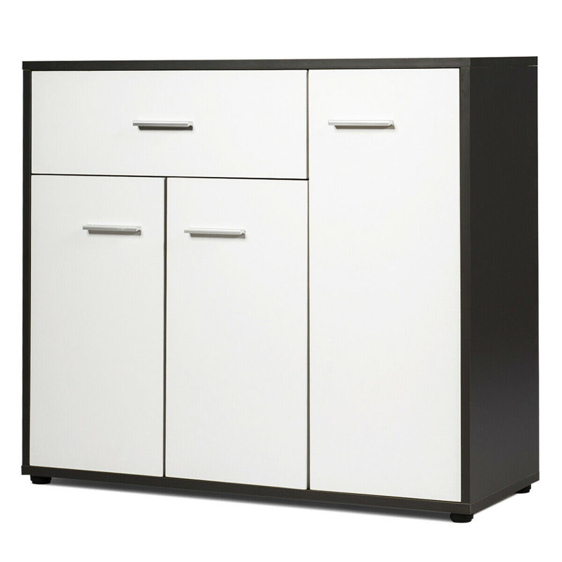 Alyssaann 88cm Solid Wood Sideboard