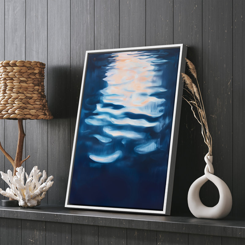 Art mural abstrait abstrait abstrait, 36" H x 24" W, Blanc