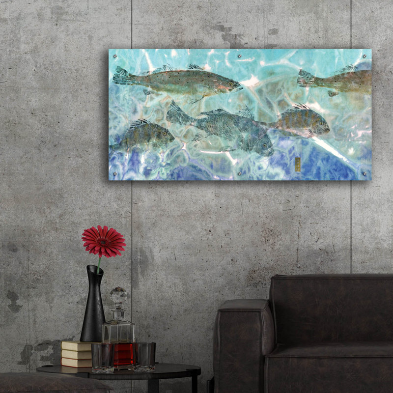 " Inside Flats " by Jim Roberts, 24" H x 48" W