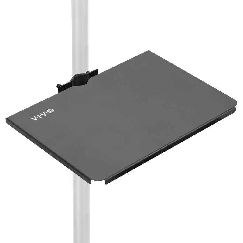 Clamp-on 14in Shelf Pole Mount