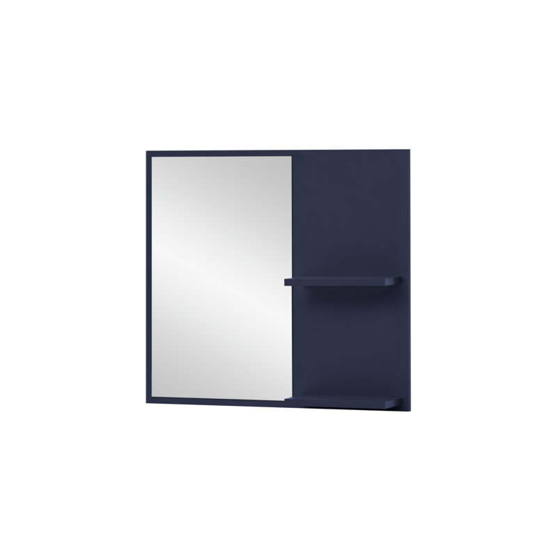 Bansil Framed Wall Mounted Dresser, Dark Blue