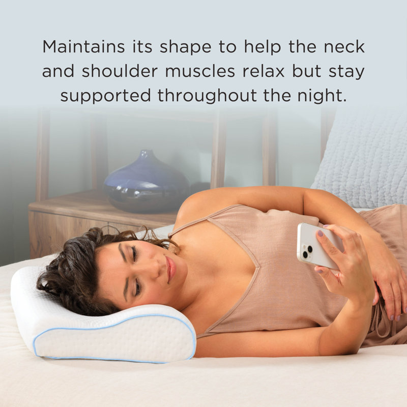 TEMPUR-Neck™ + Cooling Extra Firm Pillow, High Profile, 2 Pack