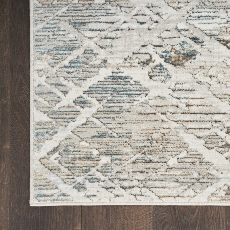 Glitz Chic Performance Grey Rug, Rectangle 9' x 12'