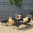 Outdoor Metal Chaise Lounge