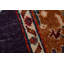 Tapis mauve et orange à motif de teinture végétale Oushak 3 x 10