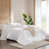 White Italian Stitch Nocciola