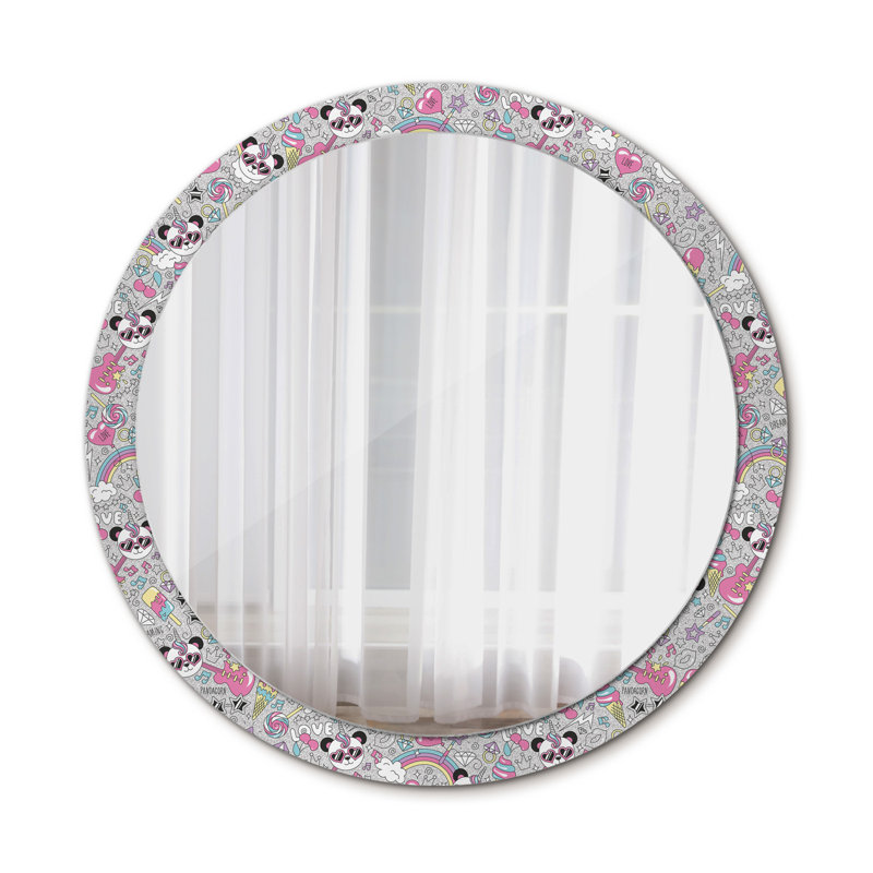 Huldar Glass Flat Wall Mirror