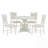 5-Piece Dining Table Set With Removable Leaf And 4 Chiars-1029463616