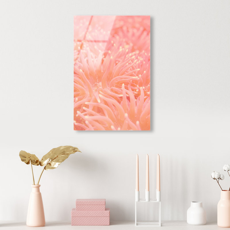Deep Sea Flowers Print by Oliver Gal, 15"H x 10"W, High-Gloss Acrylic Print