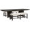 Rectangular Dining Table With 2 Benches