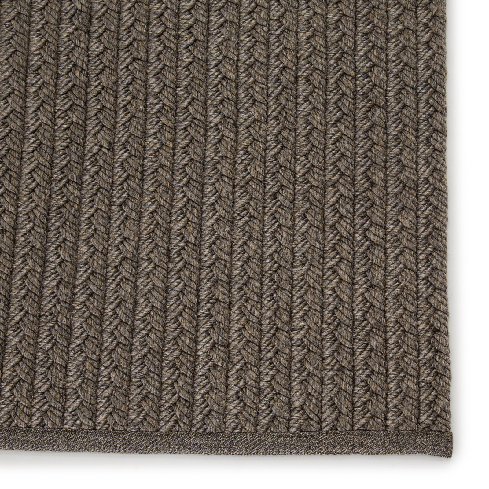 Cullen Handmade Gray Indoor/Outdoor Rug, Rectangle 2' x 3'