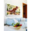 Angry Tyrannosaur - Graphic Art on Canvas