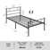 Kempst Heavy Duty Metal Bed Frame with Headboard & Footboard, Storage Space Platform Bed No Box Spring Need