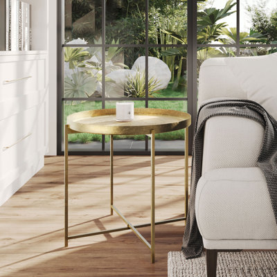 Table de bout avec plateau Aliana