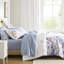 Lit floral doux en microfibre bleu, matelas simple jusqu'à 14 po, profondeur de 18,9 po, draps en duvet et fer à repasser nécessaires, rembourrage, hauteur 11,81 po