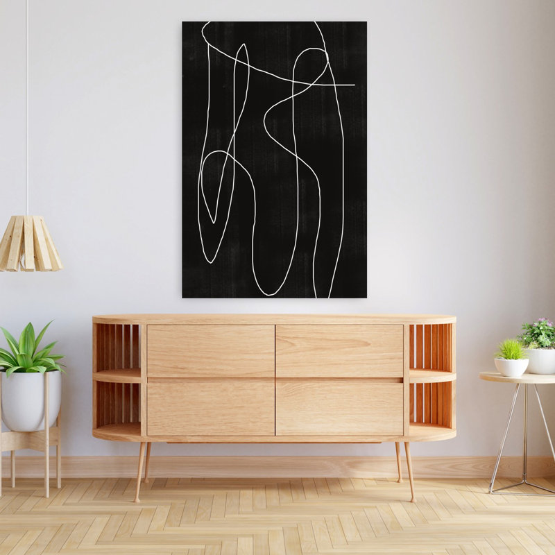 Art contemporain, art contemporain abstrait, H 48 po x l 32 po
