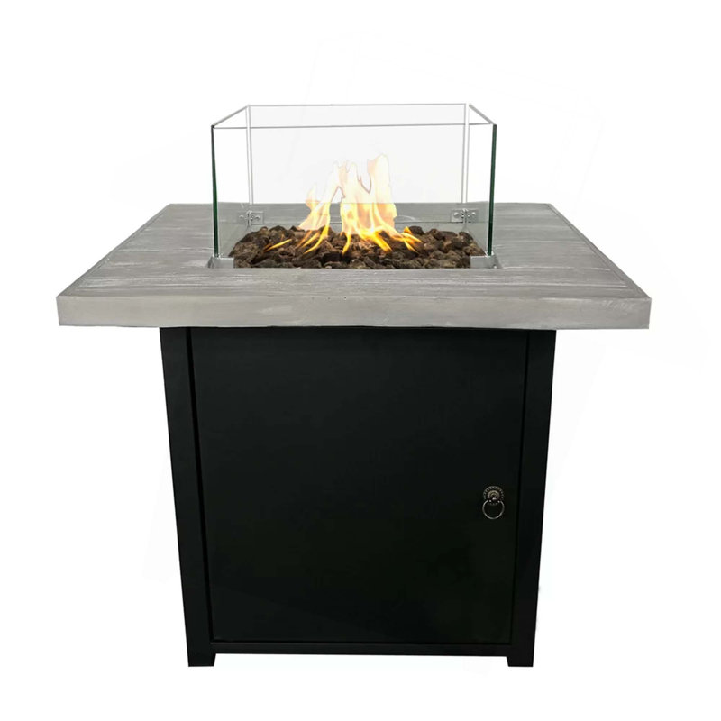 Fibre Reinforced Concrete Propane Fire Pit Table