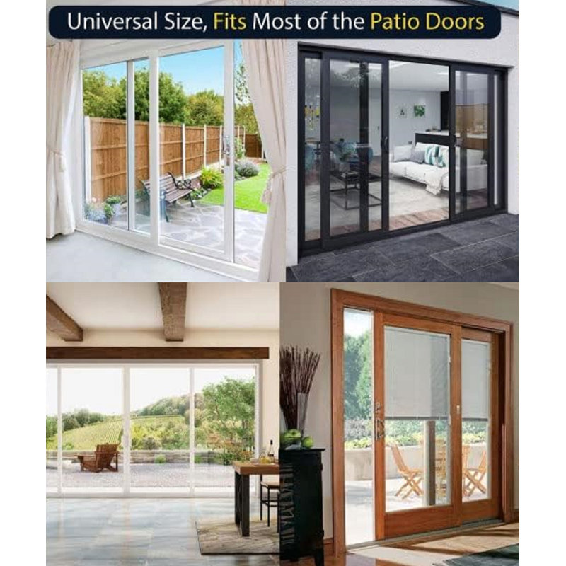 Stainless Steel Snap-On Track Cover for Sliding Glass Doors