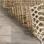 Tapis brun campagnard à pampilles en jute touffeté à la main Werts-1972983114