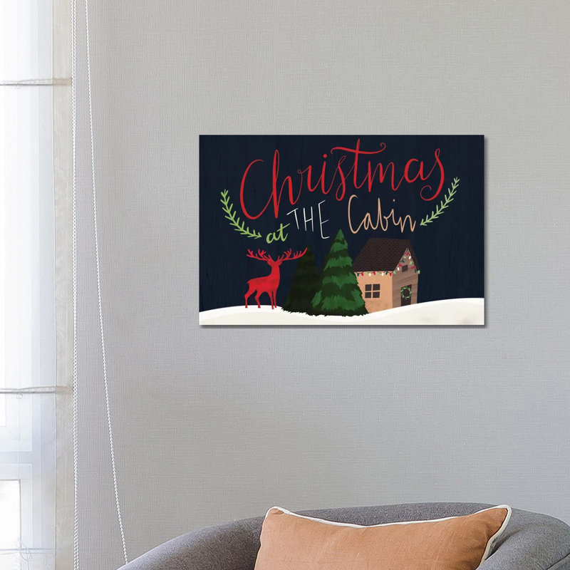 Cozy Christmas Cabin IV by Louise Allen - Wrapped Canvas Gallery-Wrapped Canvas Giclée, 66.04 cm H x 45.72 cm W