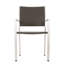 2 Of Grey Outdoor Dining Chairs - Aluminum Construction, , For Patio With Strong Frame, Weather , Modern Garden (2