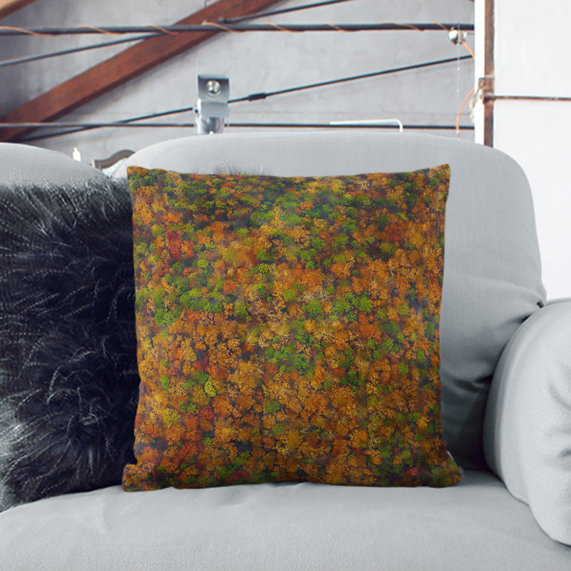 Thousands of Trees Scatter Cushion with Filling, 40cm H x 40cm W x 15cm D