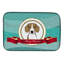 Tapis de séchage beagle merry christmas