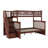 Flinn Kids Solid Wood Staircase Bunk Bed-773588850-773588851