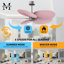 Alessandra Tropical - Five Blade Ceiling Fan - Matte White Finish - Matte White Blades-1004283695-1004283737