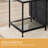 20"Square Glass Coffee Table-979734037